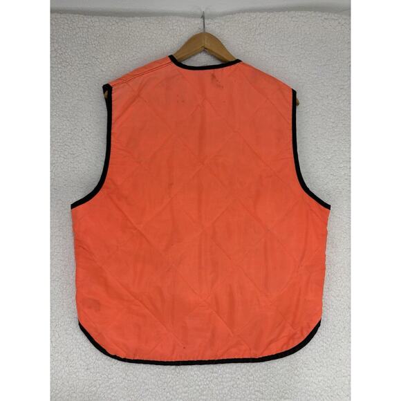VTG Empire Insulated Wear Hunting Vest Reversible Orange/Camo Lightweight Large - Picture 6 of 8